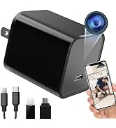 WiFi Smart Camera Charger with Premium Wide-Angle 160° – Live Remote View – 2.4G/5G WiFi – Best M...