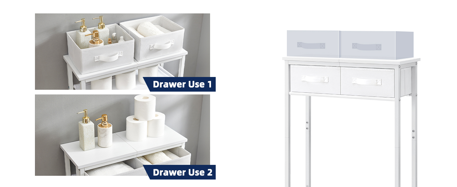 Freestanding Above The Toilet Storage Cabinet