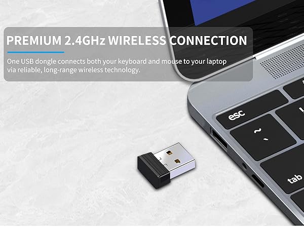 2-IN-1 2.4Ghz WIRELESS CONNECTION keyboard and mouse