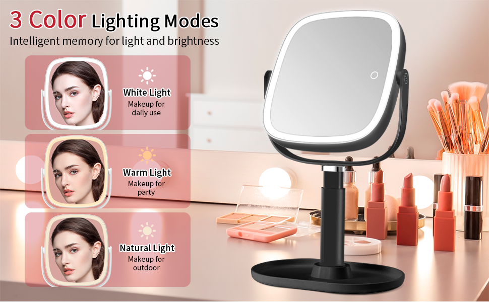 makeup mirror with lights