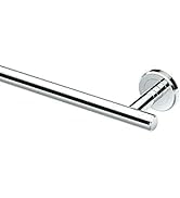 Gatco 4240A Latitude II, Towel Bar, 30”, Chrome | Wall Mount Towel Holder for Bathroom, Total Len..