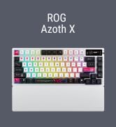 ROG Azoth X 75% custom gaming keyboard, hot-swappable Storm V2 Switches, gasket mount, dampening ...