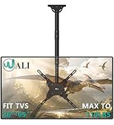 WALI Ceiling TV Mount for 26-65 Inch LCD LED OLED 4K TVs, Hanging Pole Ceiling Mount TVs Bracket ...