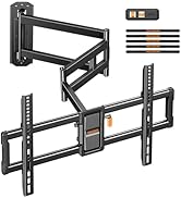 Perlegear Corner TV Wall Mount Long Arm TV Mount for 42-84 Inch TVs up to 150 lbs - Full Motion W...