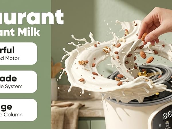 soy bean milk maker machine;nut milk machine;nut maker milk machine;greenpan milk maker