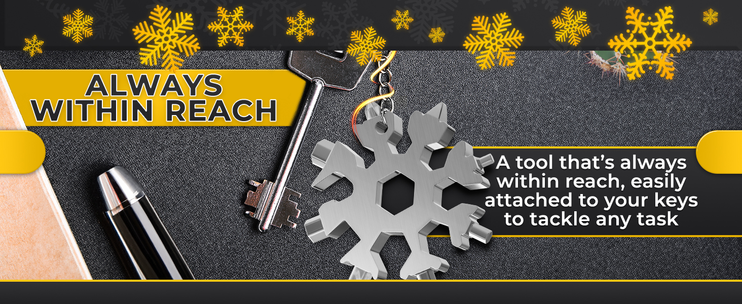 multitool keychain snowflake multitool 18 in 1 snowflake multi tool