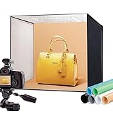 RALENO Photo Studio Light Box, 20''x20'' Photo Box, Light Box Photography (120 LEDs, 5500K, 97CRI...