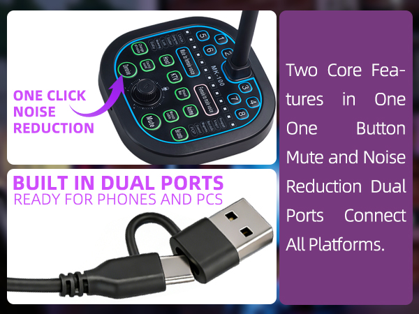 Voice Modulator Changer Microphone Mini Sound Board
