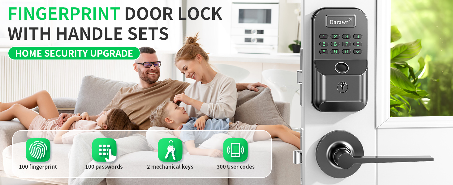 Palm Recognition Keyless-Entry,Keyless Entry Door Lock Deadbolt