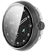 [2 Pack] Miimall Case with Screen Protector for Google Pixel Watch 4 45mm Cases, Anti-Scratch, Sh...
