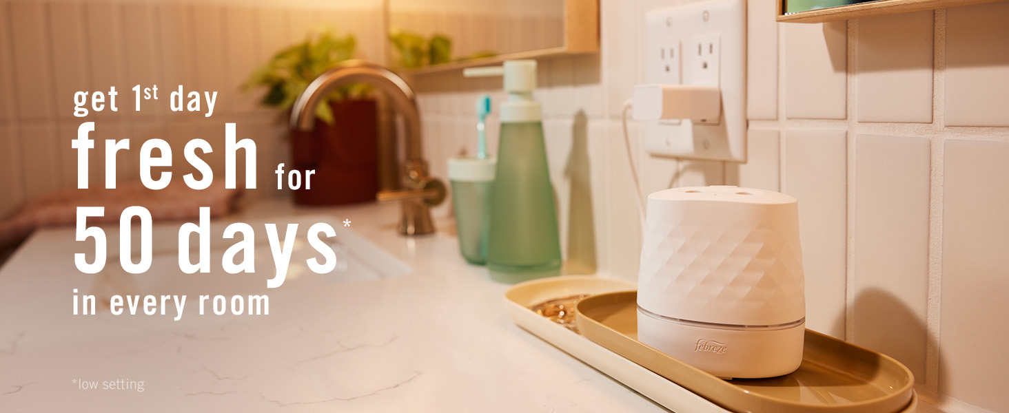 Febreze Plug Scent Booster cab go anywhere in your home