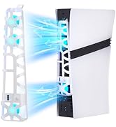 PS5 Pro Cooling Fan, Auto Fan Speed Adjustable by Temperature, PlayStation 5 Pro Cooling Fan Comp...