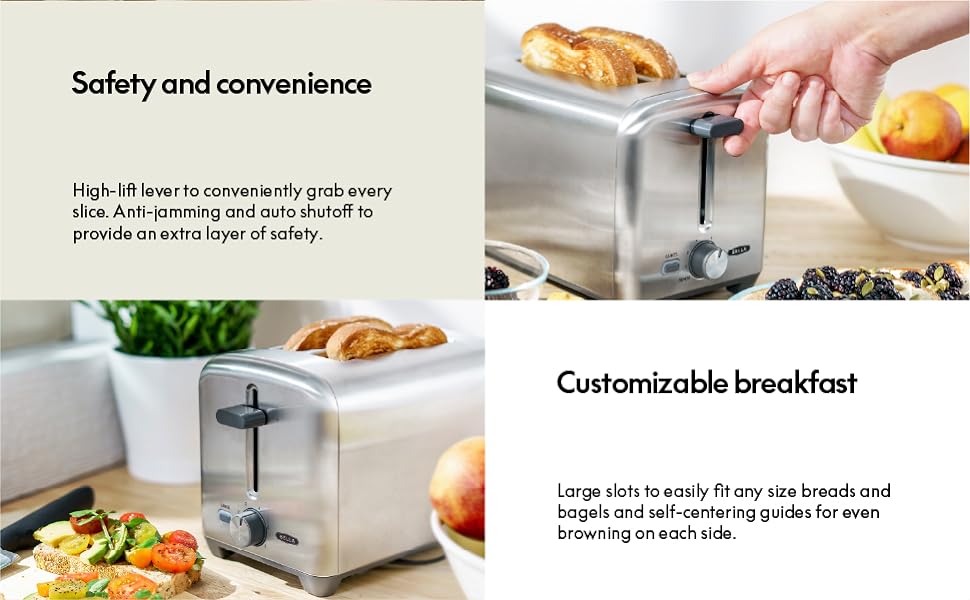 Benefits Pt 2, high lift lever and large slots