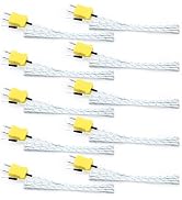 DROK K Type Thermocouple Probe - 10 Pack Type K Temperature Probes &amp; Sensors for Thermocouple The...