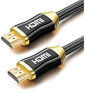 Tianle 4K HDMI Cable, 1m/3.3ft HDMI Cable 4K@60Hz 18 Gbps Male-to-Male Compatible with Fire TV, V...