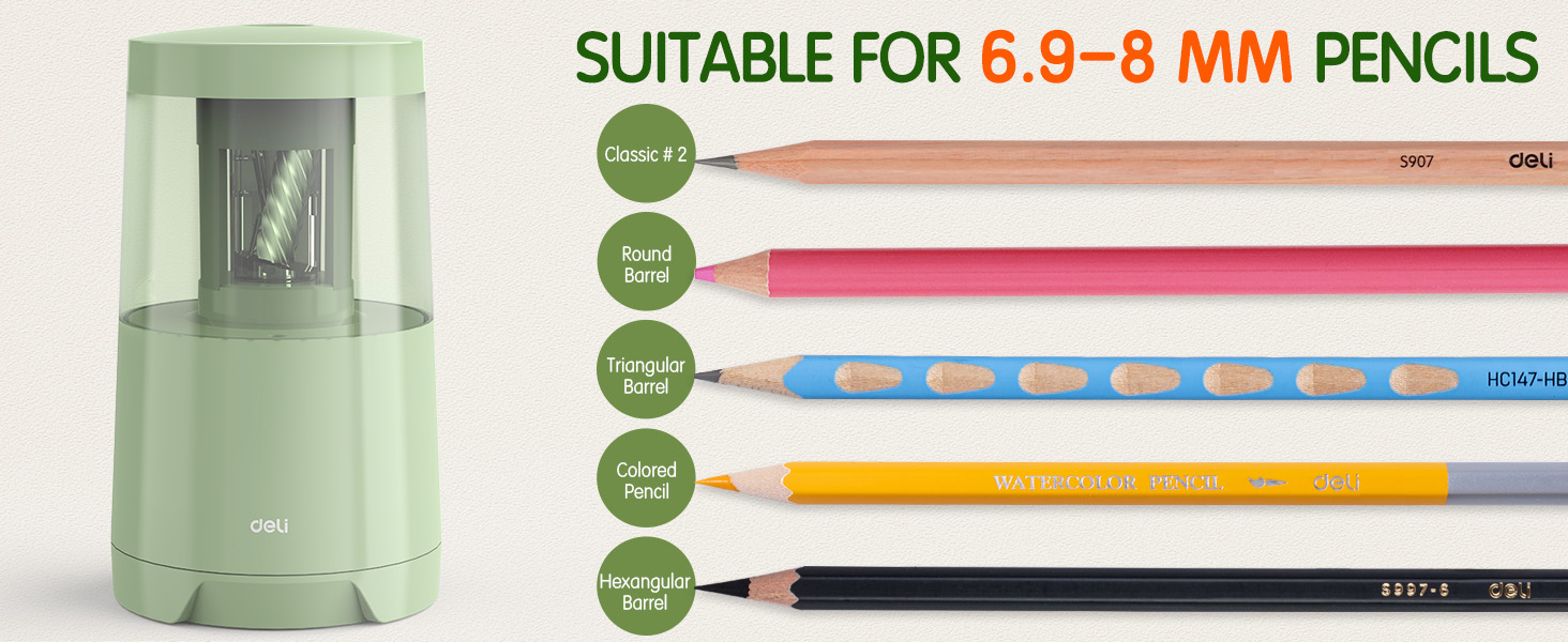 Deli Electric Pencil Sharpener