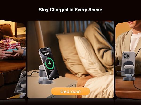 3 in 1 Wireless Charging Station