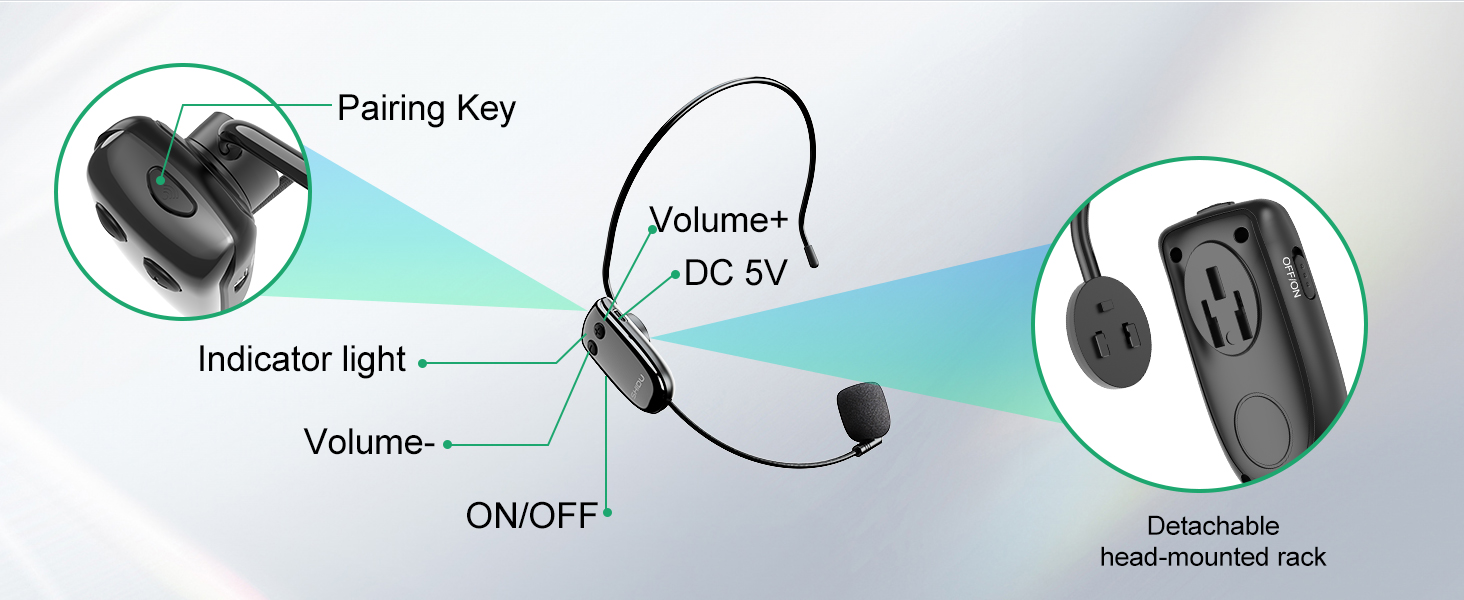 voice amplifier SHIDU voice amp speaker and microphone portbale speaker with wireless handheld mic
