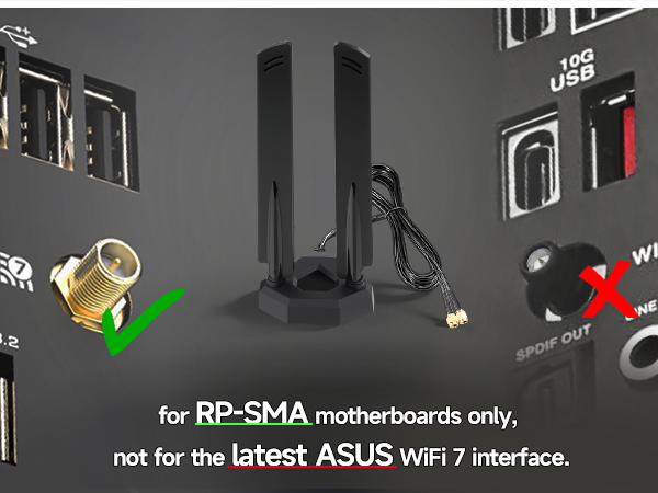 wifi 7 antenna for gaming motherboard