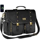 MATEIN Vintage Womens Messenger Bag, 15.6 Inch Laptop Bag Large Briefcase | PU Leather Computer B...