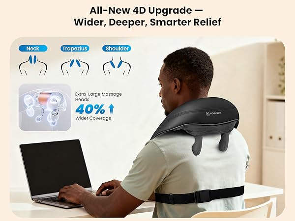 neck massager for pain relief deep tissue
