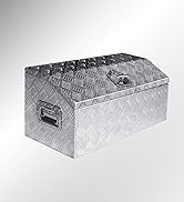 labwork 30 Aluminum Tool Box for ATV Storage Truck Pickup RV Silver