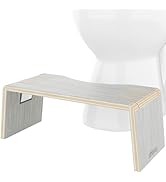Squatty Potty Oslo Eucalyptus Folding Toilet Stool – Compact, Stylish, and Space-Saving Design fo...