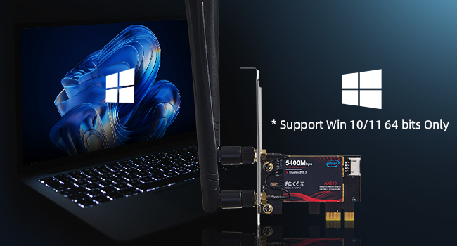 wifi6e AX210 pcie adapter