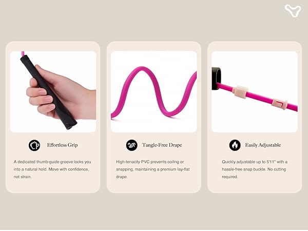 Aesthetic Jump Rope for Women - Apartment-Friendly Silent Rotation