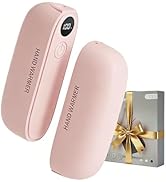 2 in 1 Magnetic Hand Warmers, Portable Rechargeable Pocket Heater, 45-60? 3-Level Adjustable with...