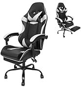 Ray Bear Gaming Chair, Ergonomic Computer Chair with Footrest and Lumbar Support, Height Adjustab...