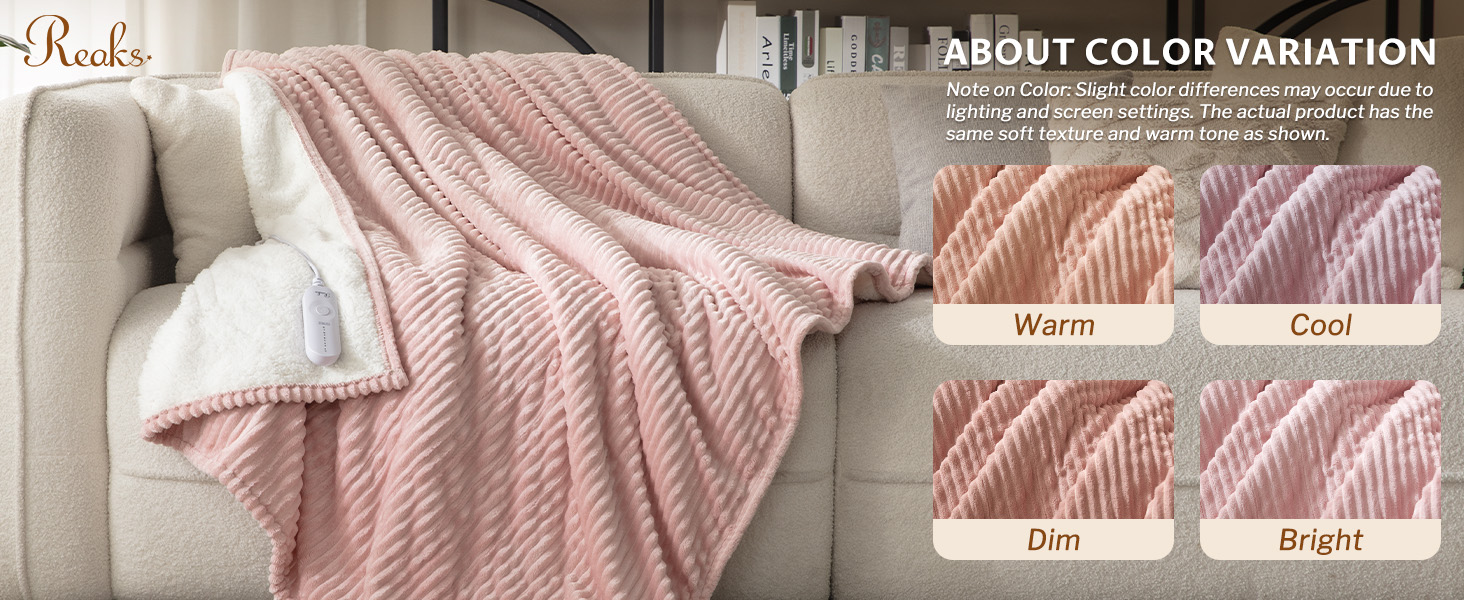 heated throw blanket electric