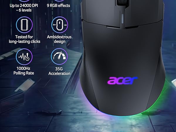 dual mode gaming mouse