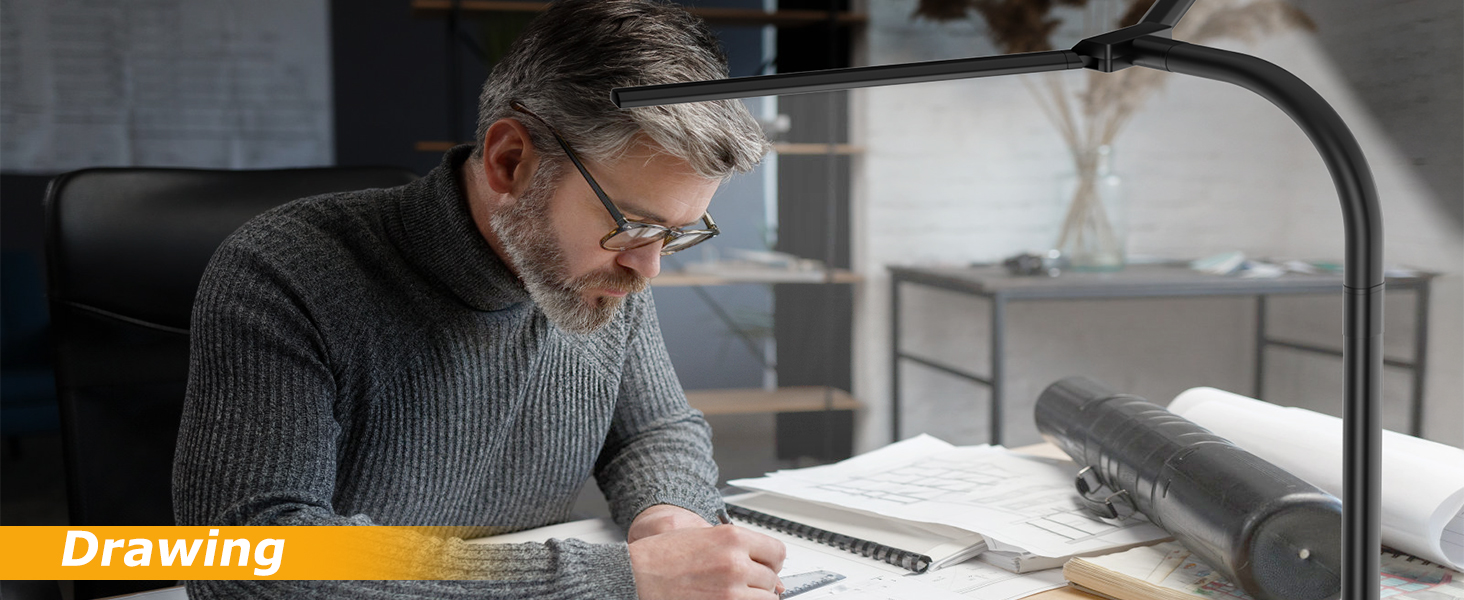 Drawing desk lamp