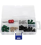 Yellow Jacket Hvac Hose Gasket,HVAC Hose Seals HVAC 71Pcs Air Condition Repair Kit Repair Tool 10...