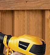 Cordless Paint Sprayer Compatible with Dewalt 20V Max Battery, Spray Paint Guns with 5 Copper Noz...