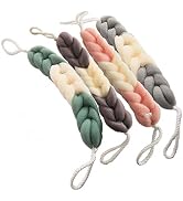AARainbow 4 Packs Long Stretch Back Sponge with Rope Handles Back Scrubber Bath Shower Mesh Spong...