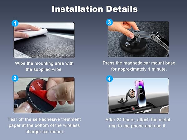 iPhone Wireless Car Charger Magnetic