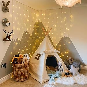 curtain lights for kids room