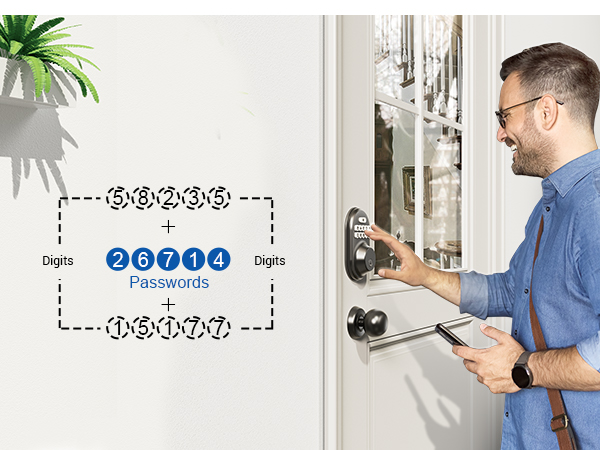 keyless entry door lock 