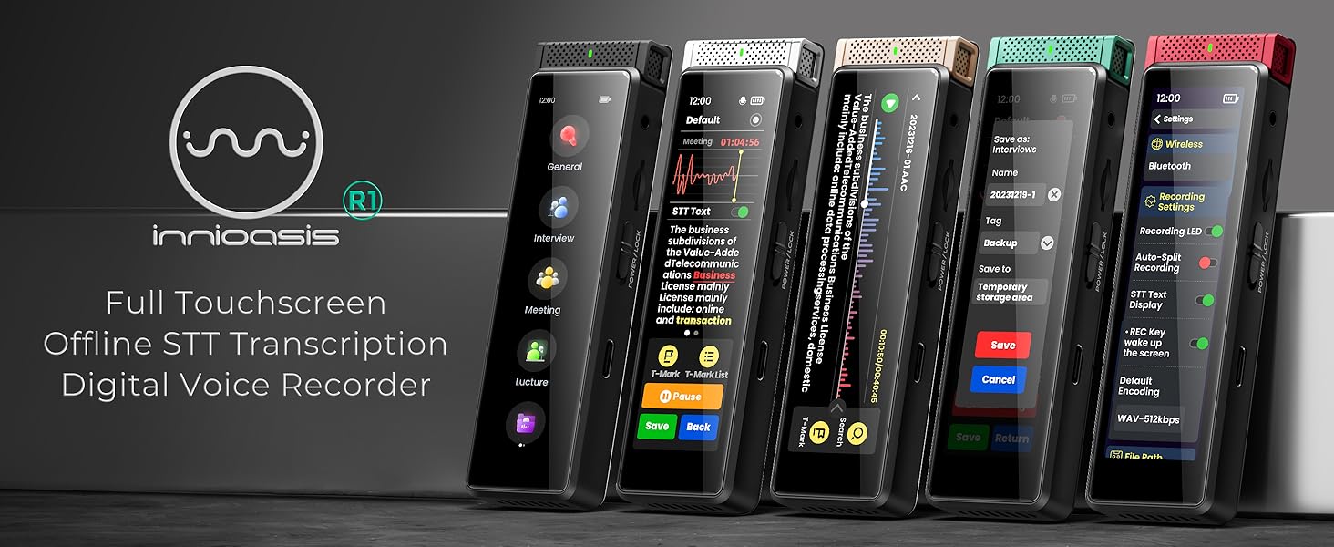 innioasis R1 voice recorder