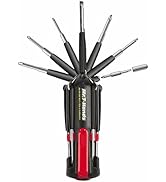 Apollo Tools Mr. 7-Hands, Patented, 8 in 1 Screwdrivers with Worklight - DT1019