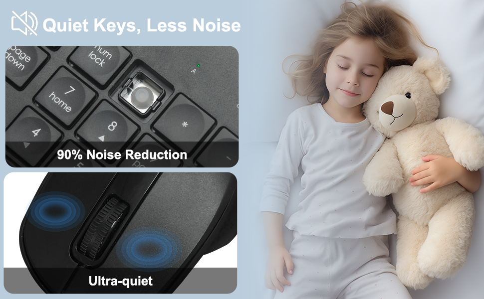 quiet keyboard and mouse