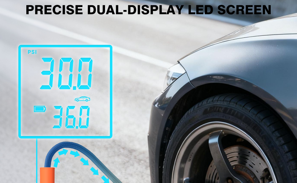 tire inflator portable air compressor