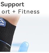 JAPSERUNA Compression Ankle Brace for Sprain Recovery with Figure 8 Strap &amp; Dual Silicone Pads, B...