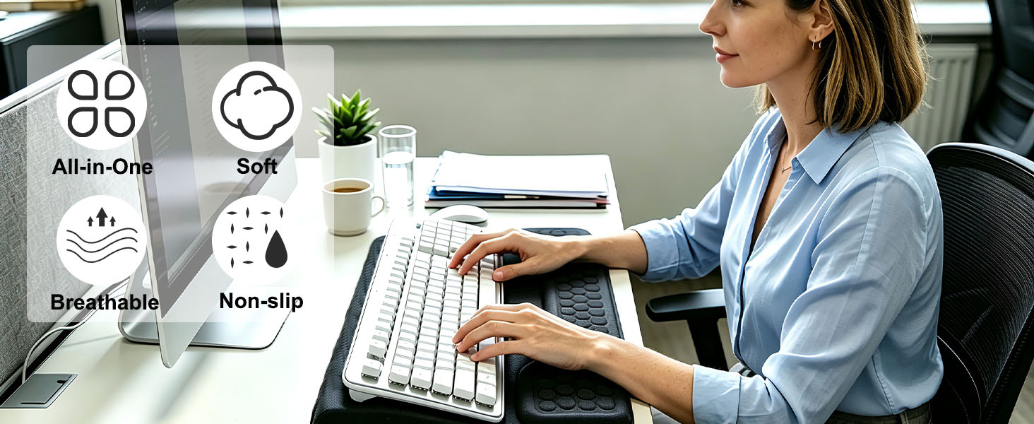 Ergonomic Keyboard Wrist Rest