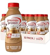 Premier Protein Shake, Café Latte, 30g Protein, No Added Sugar, 24 Vitamins &amp; Minerals to Support...