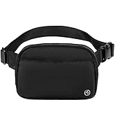 Pander Everywhere Belt Bag for Women, 5 Zipper Pockets RPET Polyester Crossbody Fanny Pack Purse ...