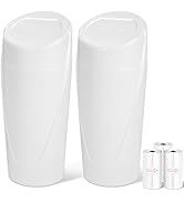 Kincown Car Trash Can, 2 Packs Mini Car Trash Bin with Lid, Leakproof Cup Holder Car Garbage Can ...