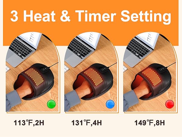 Nauttxon Heated Mouse Pad Hand Warmer - Dual-Sided Heating USB Heated Mouse Pad